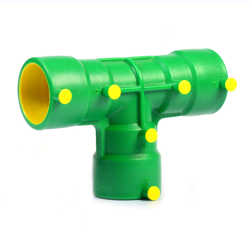 UPP-106 Double Layer HDPE Fuel Tranfer Pipe T Joint for Gas Station