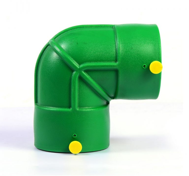 UPP-102 90° Elbow Electrofusion HDPE Pipe Fitting for Gas Station